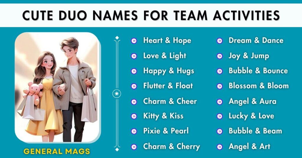 Duo Names Cute For Team