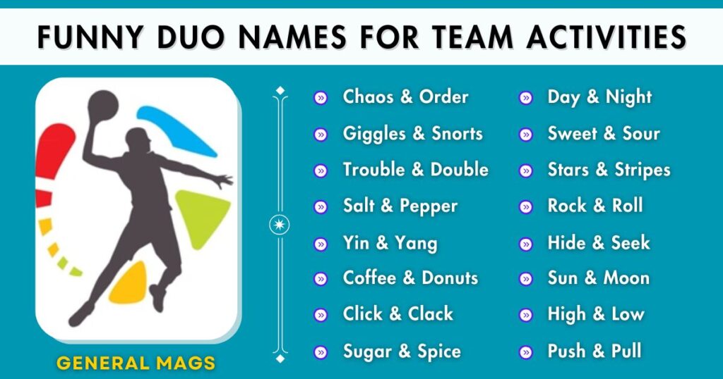Duo Names Funny for Team