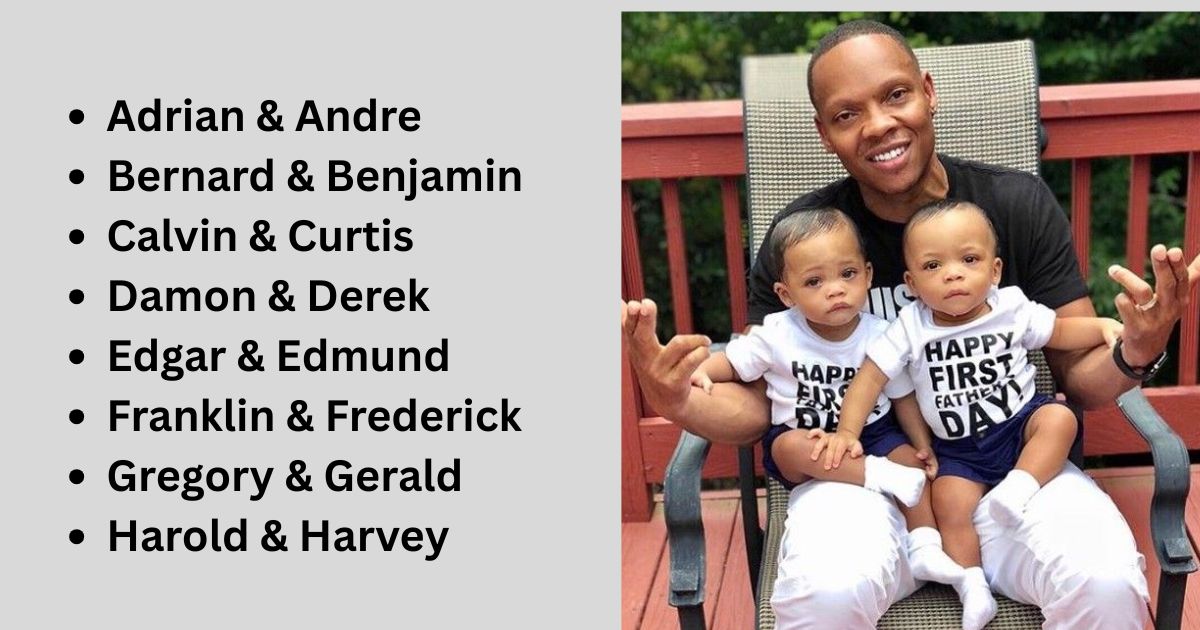 Complete Alphabetical Twin Boy Names Collection