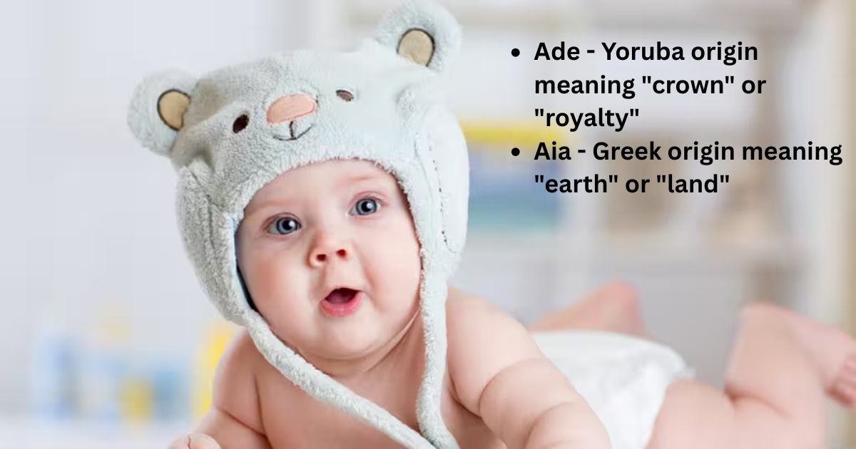Short & Sweet Baby Girl Names with A
