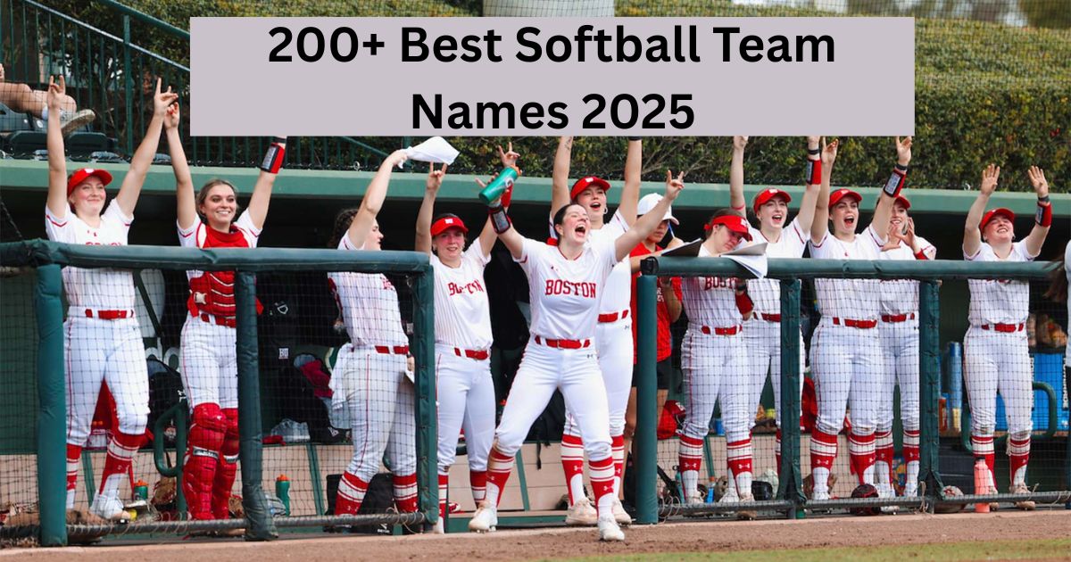 200+ Best Softball Team Names 2025 Funny, Cool & Creative Ideas